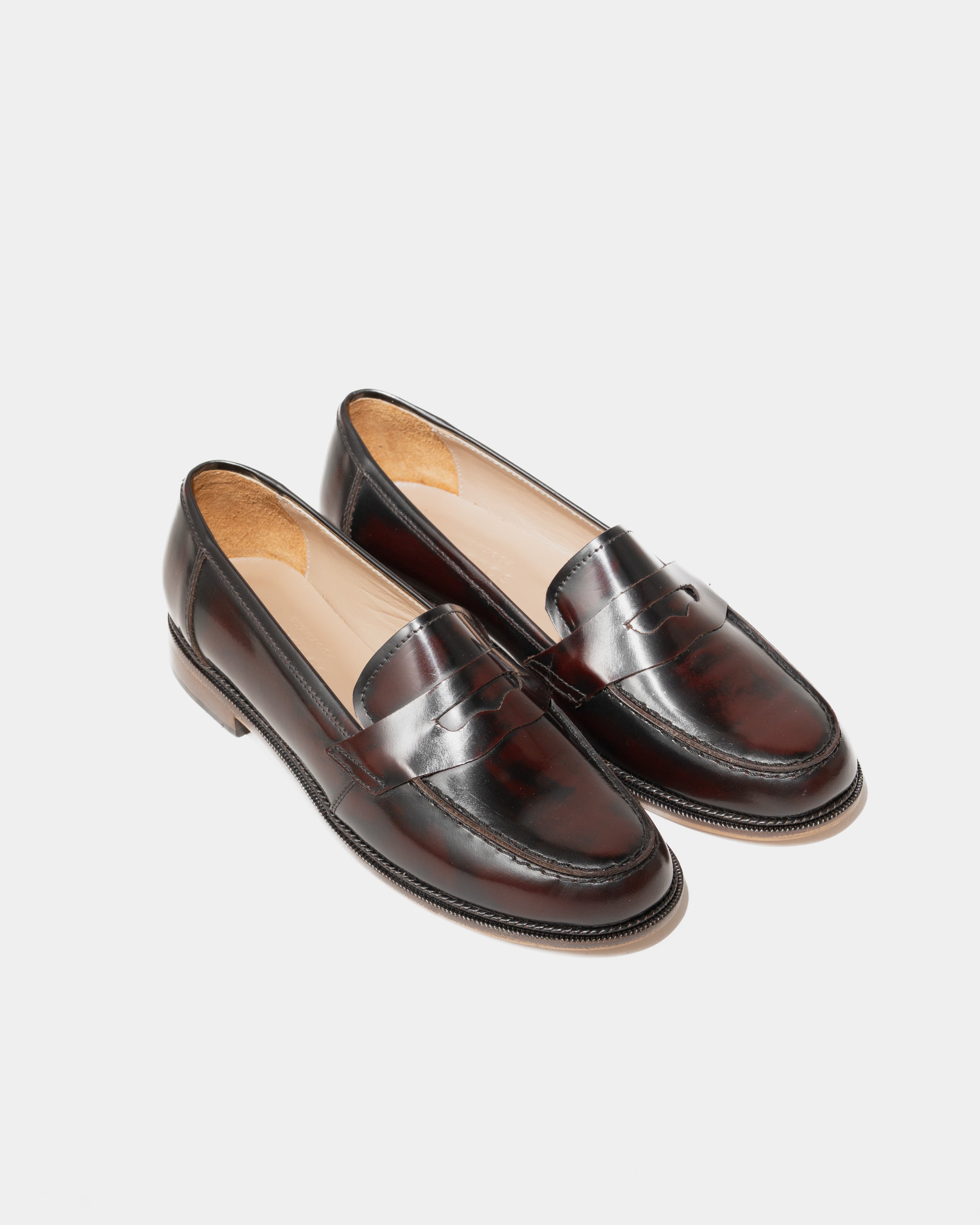 The Linear Loafer - Burgundy Phase