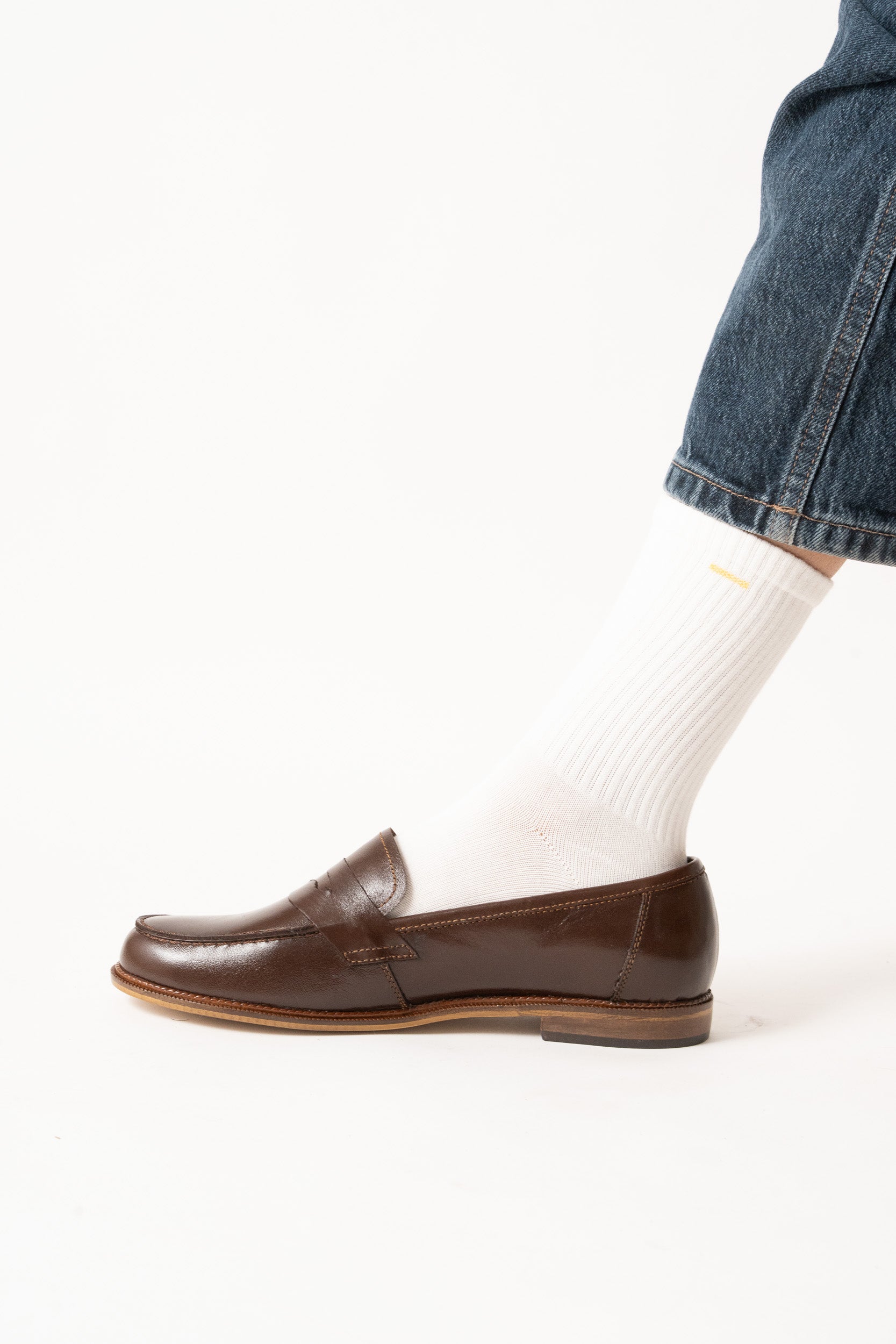 The Linear Loafer - Chestnut Brown