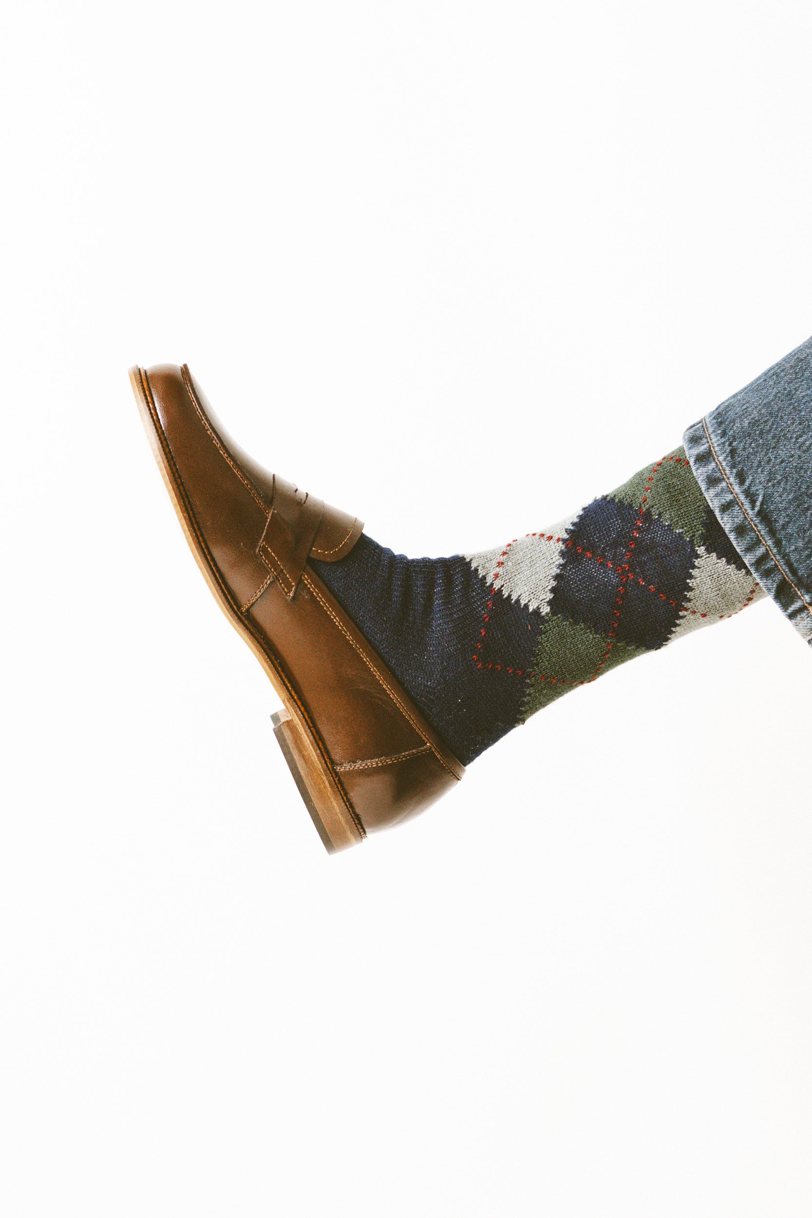 The Linear Loafer - Chestnut Brown