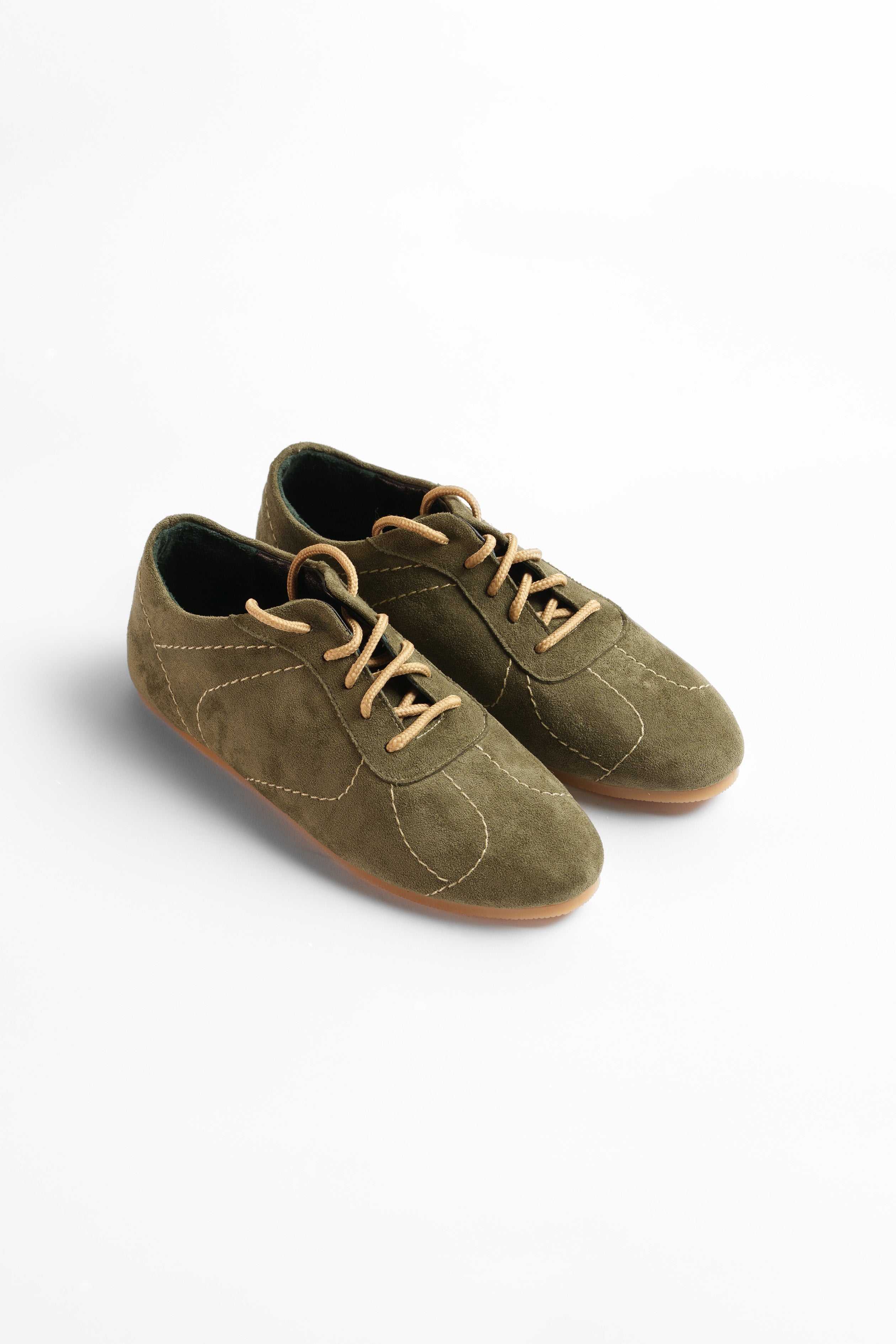 The Silent Mile Runner - Olive Cream