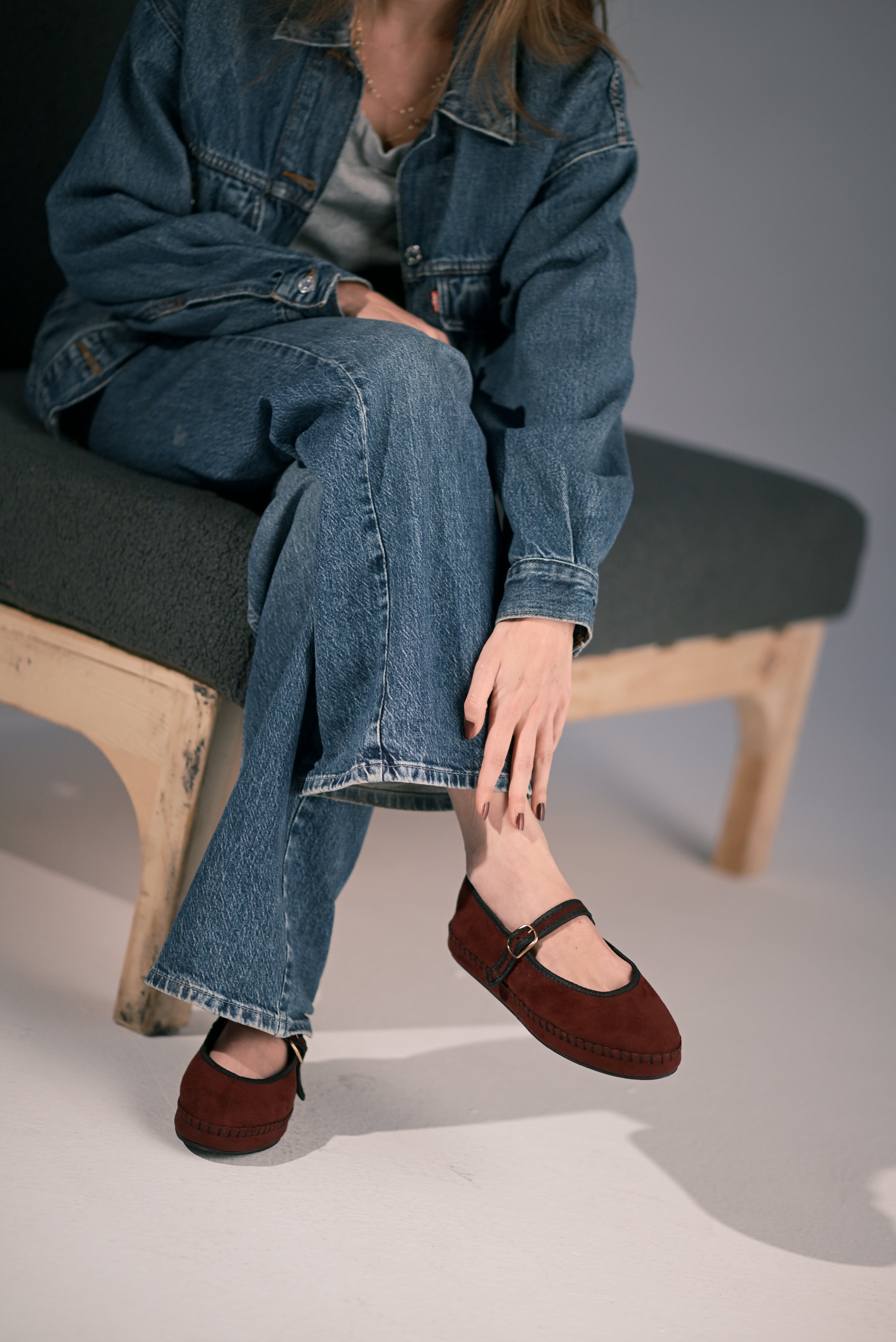 Mary Jane Del Sol - Burgundy Relic